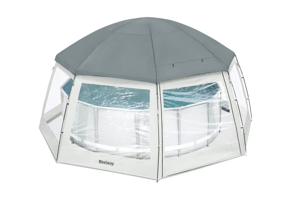 Bestway® 58612 Kubbe Havuz Çadırı - 4,88 m Yer Üstü Havuz için ürün görseli 1