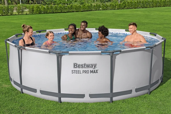Bestway® 56418 Steel Pro MAX™ Yer Üstü Prefabrik Havuz Seti 3,66 m x 1,00 m ürün görseli 1