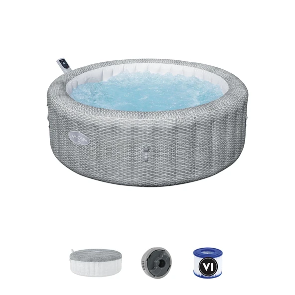 Lay-Z-Spa® Bali Smart AirJet™ 6001N Enerji Tasarruflu Şişme Spa Havuzu, Mobil Uygulama Kontrollü, 4-6 kişilik ürün görseli 1