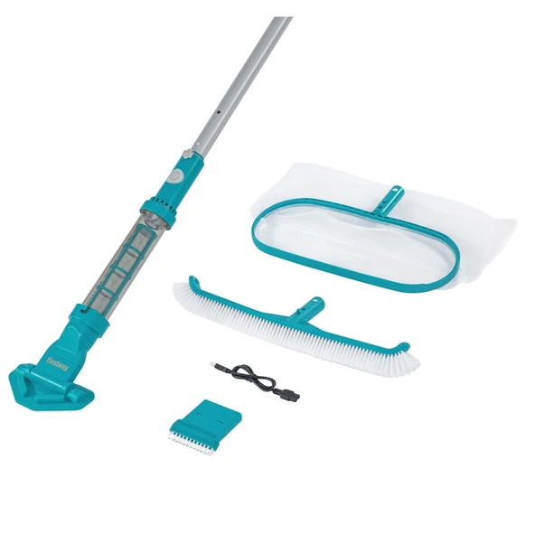 Bestway® 58831 AquaSurge™  58831 Havuz Bakım Seti - Vakum Süpürge ve Süzgeç ile ürün görseli 1
