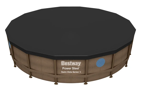 Bestway® 58249 Havuz Örtüsü - 4,57m ve 4,88 m çaplı yerüstü havuzlar için ürün görseli 1