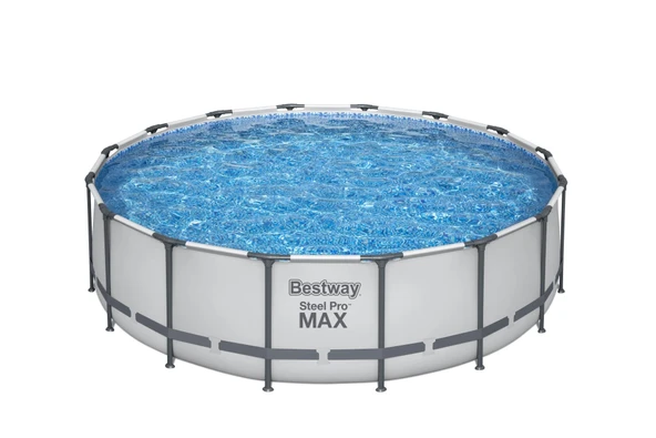 Bestway® 5612Z Steel Pro MAX™ Prefabrik Yer Üstü Çember Havuz Seti 4,88 m x 1,22 m ürün görseli 1