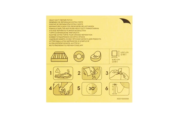 Bestway 62068 Dayanıklı Tamir Yama Seti (10 lu Paket) ürün görseli 1