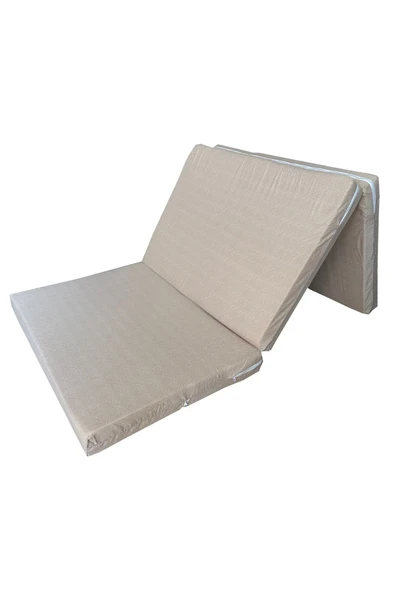Vip Home Concept Market Ürünleri Katlanır Yer Yatağı (8 CM KALIN)Sünger Yatak 80x180x8 CM-KREM ürün görseli 1