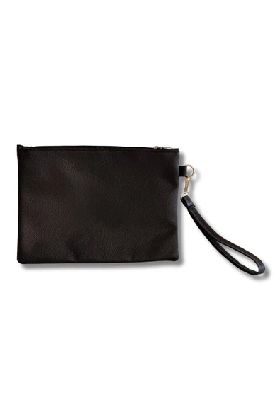 Vip Home Concept Kadın Kahverengi Deri El Askılı Portföy Clutch Çanta Vip Home Bags ürün görseli 1