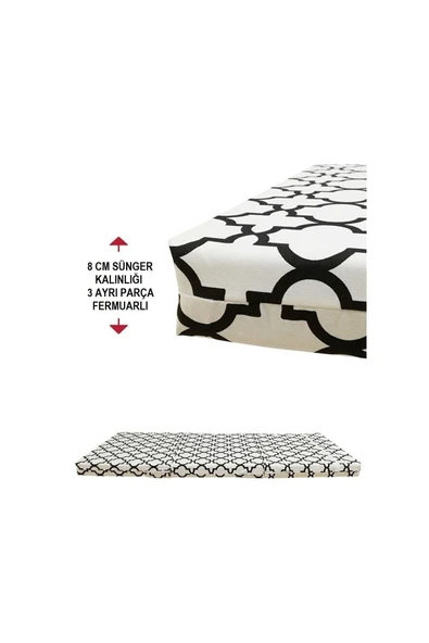 Vip Home Concept Market Ürünleri Katlanır Yatak Yer Yatağı Yatak 80x180 Alaçatı 8 Cm ürün görseli 1