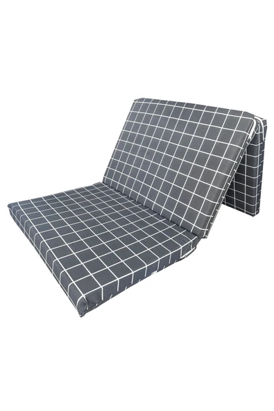 Vip Home Concept Market Ürünleri Katlanır Yer Yatağı (8 CM KALIN)Sünger Yatak 80x180x8 CM-GRİ PANO ürün görseli 1