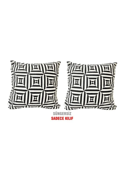 Vip Home Concept Market Ürünleri Kırlent Yastık Kılıfı Vip Yastık Kılıfı 2 Adet-43x43 Cm(hipnoz) ürün görseli 1