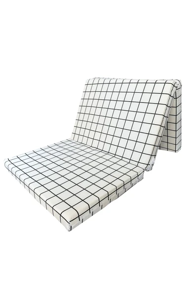Vip Home Concept Market Ürünleri Katlanır Yer Yatağı (8 CM KALIN)Sünger Yatak 80x180x8 CM-BEYAZ PANO ürün görseli 1
