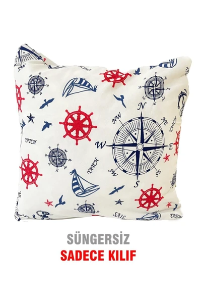 Vip Home Concept Market Ürünleri Kırlent Yastık Kılıfı Vip Kılıf 1 Adet-43x43 Cm(marin) ürün görseli 1