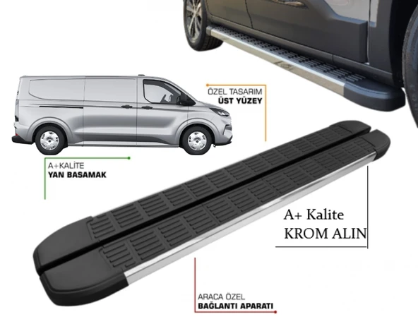 TRANSİT CUSTOM VAN UZUN ŞASE YAN BANSAMAK 2025 2026 2027 ürün görseli 1