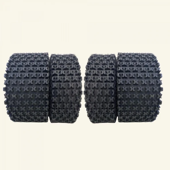 22x7-10 22x10-10 Silvermax Bl777 6Kat Ön Arka Takım Atv Lastiği ürün görseli 1