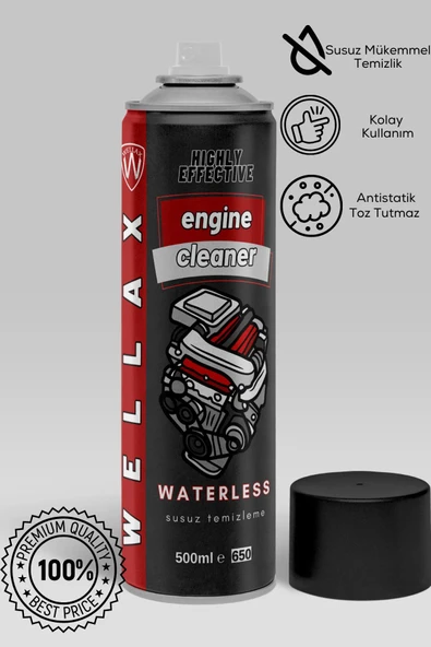 ASTRALED Susuz Motor Temizleme Spreyi Motor Parlatıcı Sprey Motor Yıkama Hızlı Aerosol 500ml ürün görseli 1