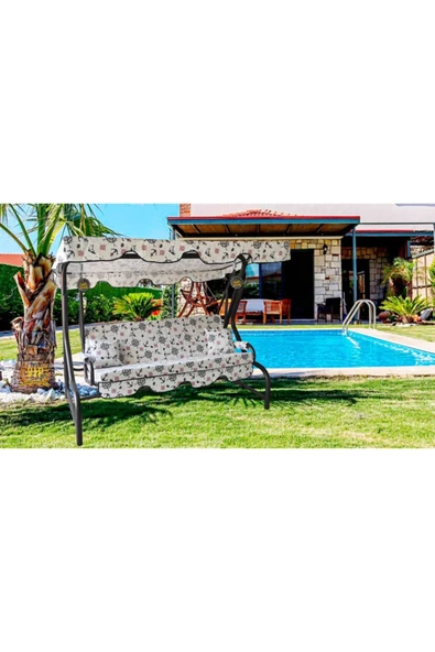 Vip Home Concept Market Ürünleri Süngersiz Salıncak Minderi Kılıfı 3 Kişilik Kılıf Çapa Bahçe Minderi ürün görseli 1