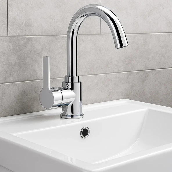 Lavabo Batarayası Çift Su Girişli 5 yıl Garantili Çift Su Girişli ürün görseli 1