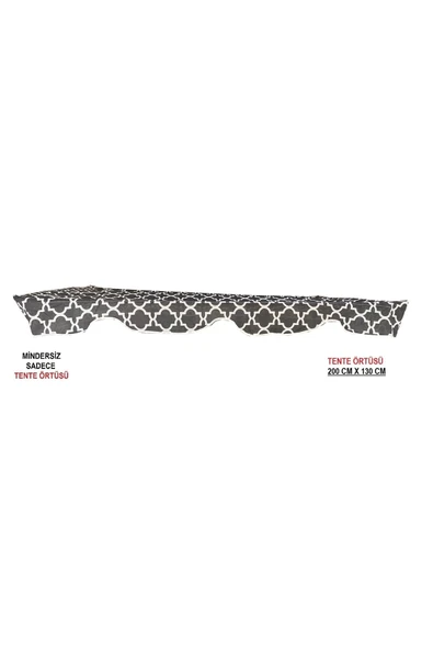 Vip Home Concept Market Ürünleri Tente Salıncak Tentesi Gölgelik 3 Kişilik Tente Gölgelik 200x130 Cm-karaçatı ürün görseli 1