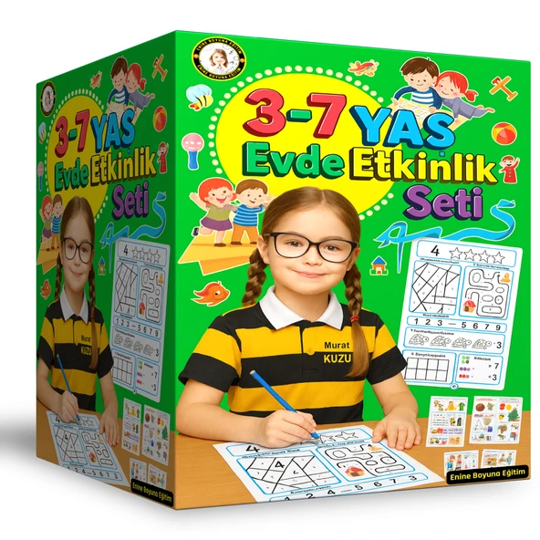 3-7 Yaş Etkinlik Eğitim Seti ürün görseli 1