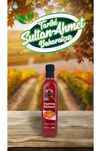 Tarihi SultanAhmet Baharatçısı Hurma Sirkesi %100 Katkısız Doğal 500 ml | Özel Üretim ürün görseli 1