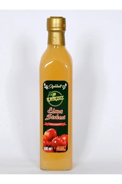 Güzeldost Elma Sirkesi 500 ml - %100 Katkısız Doğal | Geleneksel Ev Yapımı ürün görseli 1