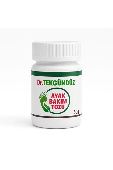 Dr. Tekgündüz Ayak Bakım Tozu 50 g | Ferahlatıcı Etkili - Kokuya Karşı Destekleyici Bakım ürün görseli 1