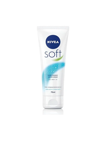 Nivea Soft Tüp Nemlendirici Bakım Kremi 75 ml ürün görseli 1