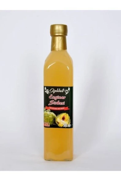 Güzeldost Enginar Sirkesi 500 ml - %100 Katkısız Doğal | Geleneksel Ev Yapımı ürün görseli 1