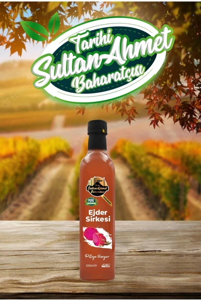 Tarihi SultanAhmet Baharatçısı Ejder Sirkesi %100 Katkısız Doğal 500 ml | Özel Üretim ürün görseli 1