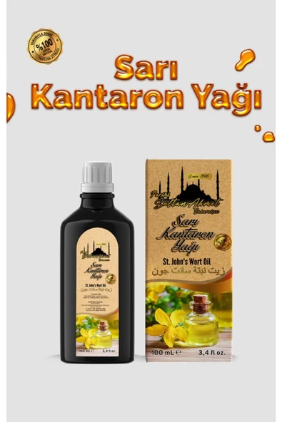 Tarihi SultanAhmet Baharatçısı Sarı Kantaron Yağı 100ml | Doğal Saç Derisi Ve Cilt Için Yenileyici Yağ | Özel Üretim ürün görseli 1