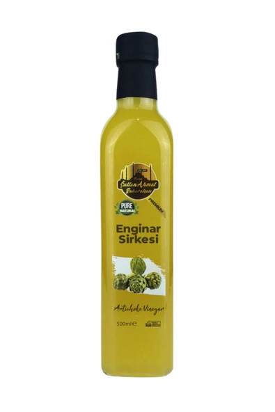 Tarihi SultanAhmet Baharatçısı Enginar Sirkesi %100 Katkısız Doğal 500 ml | Özel Üretim ürün görseli 1