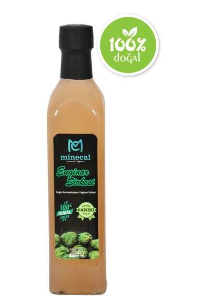 Minecal Enginar Sirkesi 500 ml – %100 Katkısız Doğal | Şekersiz | Koruyucu Içermez ürün görseli 1