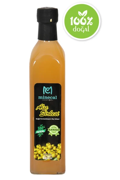 Minecal Alıç Sirkesi 500 ml – %100 Katkısız Doğal | Şekersiz | Koruyucu Içermez ürün görseli 1
