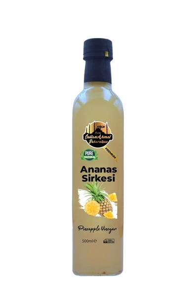 Tarihi SultanAhmet Baharatçısı Ananas Sirkesi %100 Katkısız Doğal 500 ml | Özel Üretim ürün görseli 1