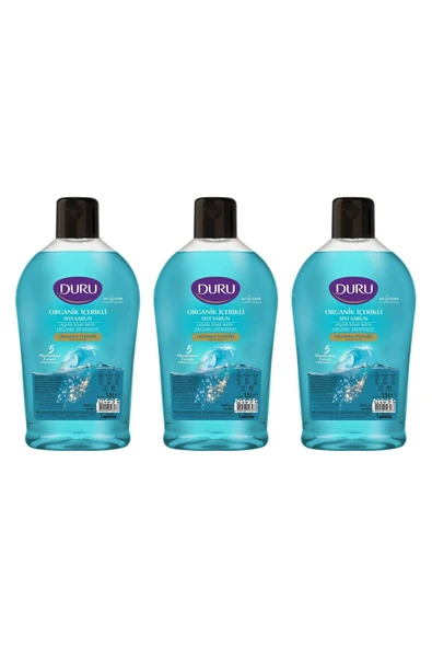 Duru Sıvı Sabun Organik İçerikli Okyanus Tazeliği 1500 ml x 3 adet ürün görseli 1