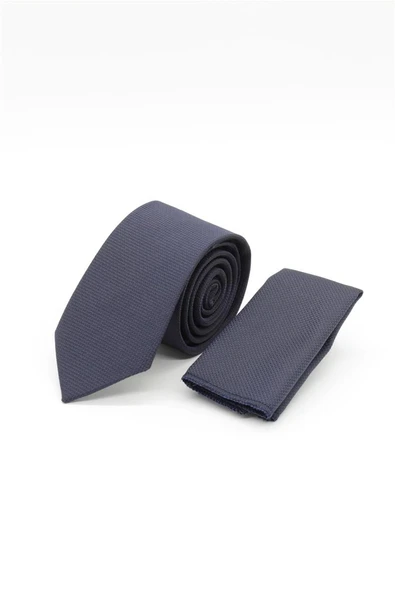 Lacivert Kuş Gözü Desen  6 Cm  Kravat 1090250201 ürün görseli 1