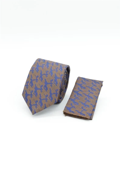 Camel Desenli 6 Cm Kravat 1090250112 ürün görseli 1