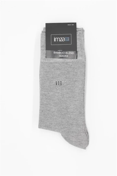 Gri Düz Bambu Soket Çorap 1060250150 ürün görseli 1