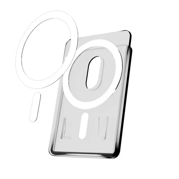 Magnetik Cardsafe Transparan Şeffaf Magsafe Uyumlu Kartlık ürün görseli 1
