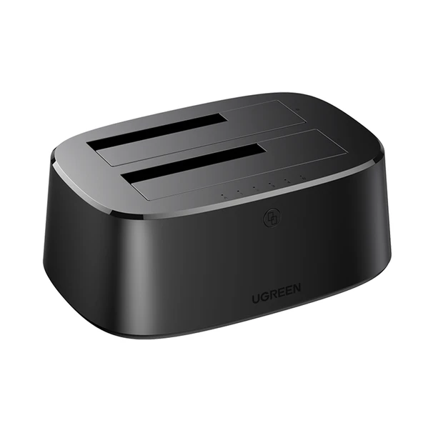 UGREEN 50742 USB Type-C 3.1 Gen2 2.5" HDD SSD Dual Dock Station Alüminyum Harici Disk Kutusu ürün görseli 1