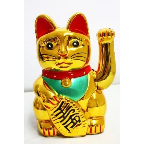 Altın Rengi Şanslı Kedi ürün görseli 1