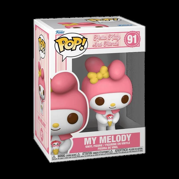 Funko Pop Hello Kitty And Friends My Melody with Ice Cream 91 ürün görseli 1