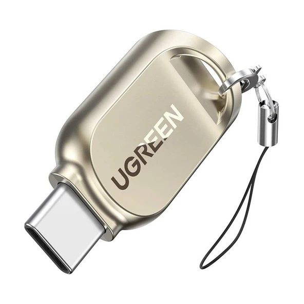 UGREEN 80124 CM331 Premium Çinko Alaşım Gövde Type-C to TF Micro SD Kart Okuyucu 5GB/s Veri Aktarımı ürün görseli 1