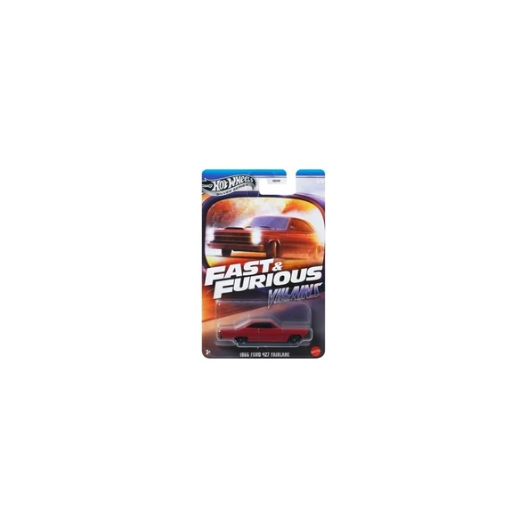 Hot Wheels Fast Furious Villains 1966 Ford 427 Fairlane HNR88 JBY36 ürün görseli 1