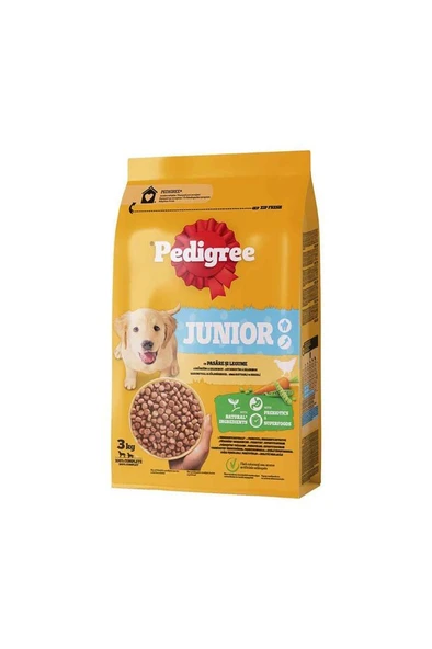 Pedigree Kümes Hayvanlı Ve Sebzeli Yavru Köpek Mama 3 Kg ürün görseli 1