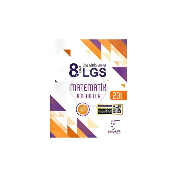 Karekök 8. Sınıf Lgs Matematik Denemeleri ürün görseli 1