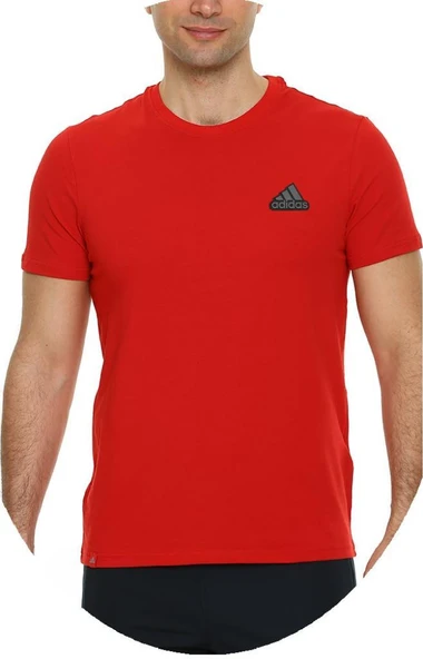 Adidas EF-3521 Erkek Battal Basic T-Shirt - Resim 3