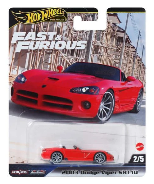 Hot Wheels Premium Fast & Furious 2003 Dodge Viper SRT10 HNW46 JBL85 ürün görseli 1