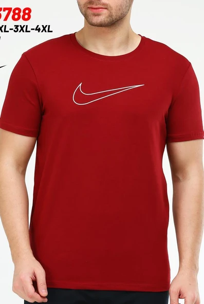 Nike Erkek Battal Beden Pamuklu T-Shirt EF-3788 ürün görseli 1