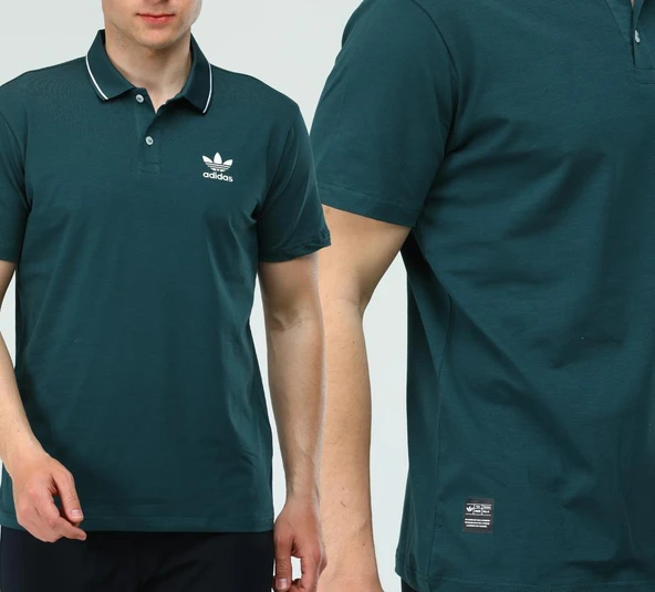 Adidas EF-3965 Erkek Pamuk Cotton Polo Yaka T-Shirt ürün görseli 1