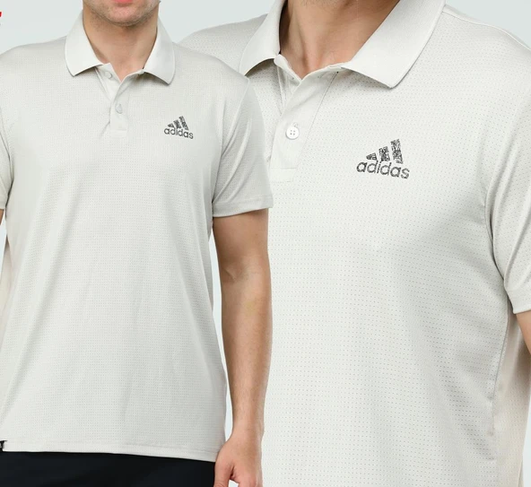 Adidas EF-4003 Erkek Polyester Mesh Polo Yaka T-Shirt ürün görseli 1