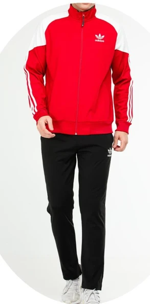 Adidas EA-4057 Battal Beden Erkek Polyester Eşofman Takımı ürün görseli 1